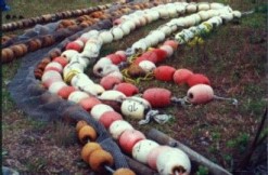 Styrofoam Net Floats
